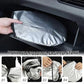 Faltbarer Sonnenschutz für die Windschutzscheibe des Autos mit Aufbewahrungstasche