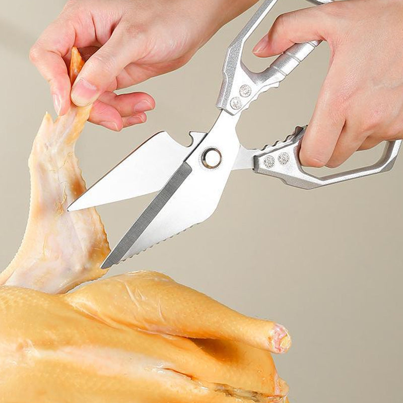 ⏳⏰Multifunktionell kraftig kökssax✂️Ergonomiskt handtag, kraftbesparande, vass och hållbar🦴