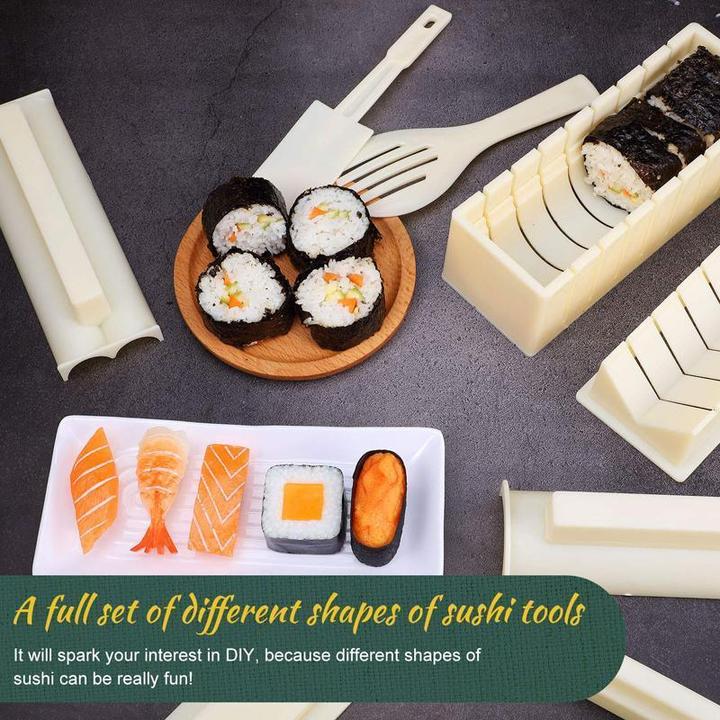 🔥🎁Nyhet 50 % RABATT🔥🍣 Gör egen sushi hemma – enkel sushi-form för perfekta rullar varje gång
