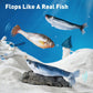 🥳2026 NYHET🥳🔥KÖP MER SPARA MER🔥💥ÖVER 50K SÅLDA! 🐟Realistisk hoppande fiskleksak för katter. Rör sig automatiskt vid beröring, lockar din katt att leka och träna. Mjukt säkert material, återuppladdningsbar, håller din katt aktiv och minskar tristess!🐱