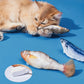 🥳2026 NYHET🥳🔥KÖP MER SPARA MER🔥💥ÖVER 50K SÅLDA! 🐟Realistisk hoppande fiskleksak för katter. Rör sig automatiskt vid beröring, lockar din katt att leka och träna. Mjukt säkert material, återuppladdningsbar, håller din katt aktiv och minskar tristess!🐱