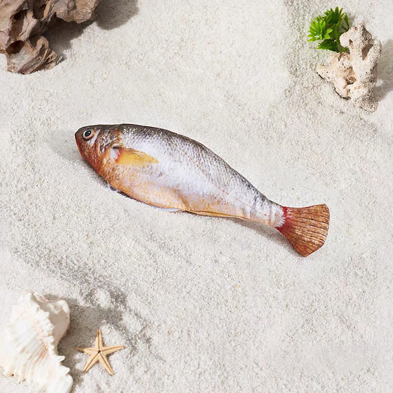 🥳2026 NYHET🥳🔥KÖP MER SPARA MER🔥💥ÖVER 50K SÅLDA! 🐟Realistisk hoppande fiskleksak för katter. Rör sig automatiskt vid beröring, lockar din katt att leka och träna. Mjukt säkert material, återuppladdningsbar, håller din katt aktiv och minskar tristess!🐱