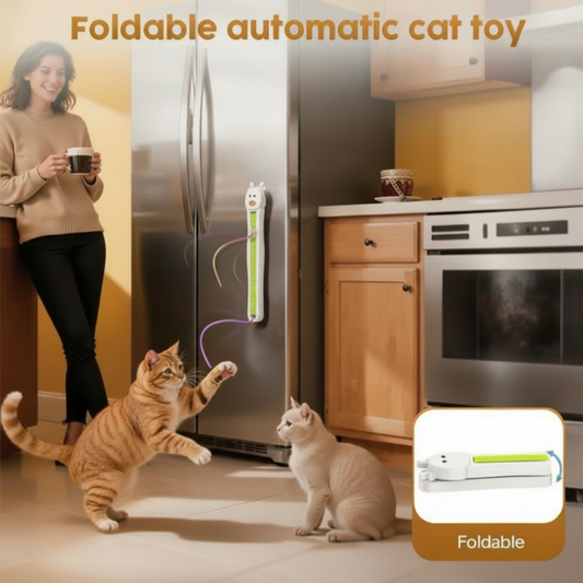 💥Smart motoriserad kattleksak – håller din katt underhållen non-stop!🥳