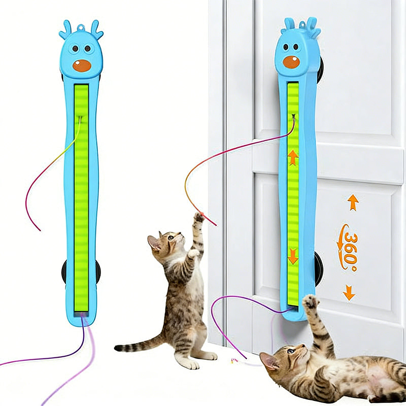 💥Smart motoriserad kattleksak – håller din katt underhållen non-stop!🥳