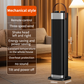 🔥🎁Nyhet 50 % RABATT🔥2-i-1 värmare och luftfuktare, 1500 W bärbar elektrisk värmare med luftfuktningsfunktion, fjärrkontroll, tippskydd, 3-stegs effektreglering, 3D-flammaeffekt, idealisk för sovrum och kontor.