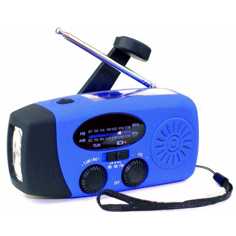 📻 50% RABATT!  Multifunktionell Bärbar Nödradio – Solcell, Handvev & 600mAh Powerbank!