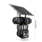 📹☀️ מצלמת אבטחה סולארית רב-זוויתית PTZ 360° — 8MP, ראיית לילה בצבע, WiFi 🌙🔒