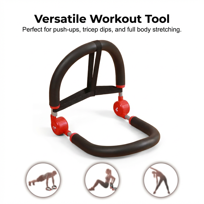 🌸 Hem-Gym Mag- & Sit-Up Träningsmaskin