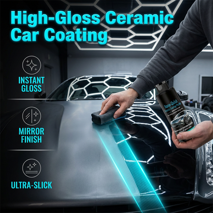 🚗 50% RABATT NU!💧 Högblank Hydrofobisk Nanokeramisk Spray – Spegelglans & Vattenskydd – Bilens Skönhetsbehandling ✨
