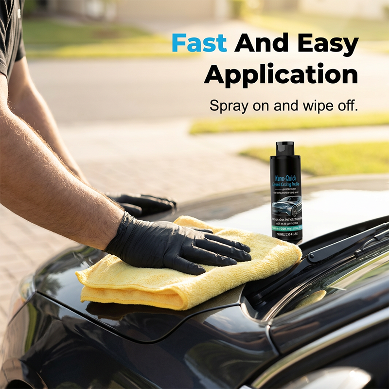🚗 50% RABATT NU!💧 Högblank Hydrofobisk Nanokeramisk Spray – Spegelglans & Vattenskydd – Bilens Skönhetsbehandling ✨