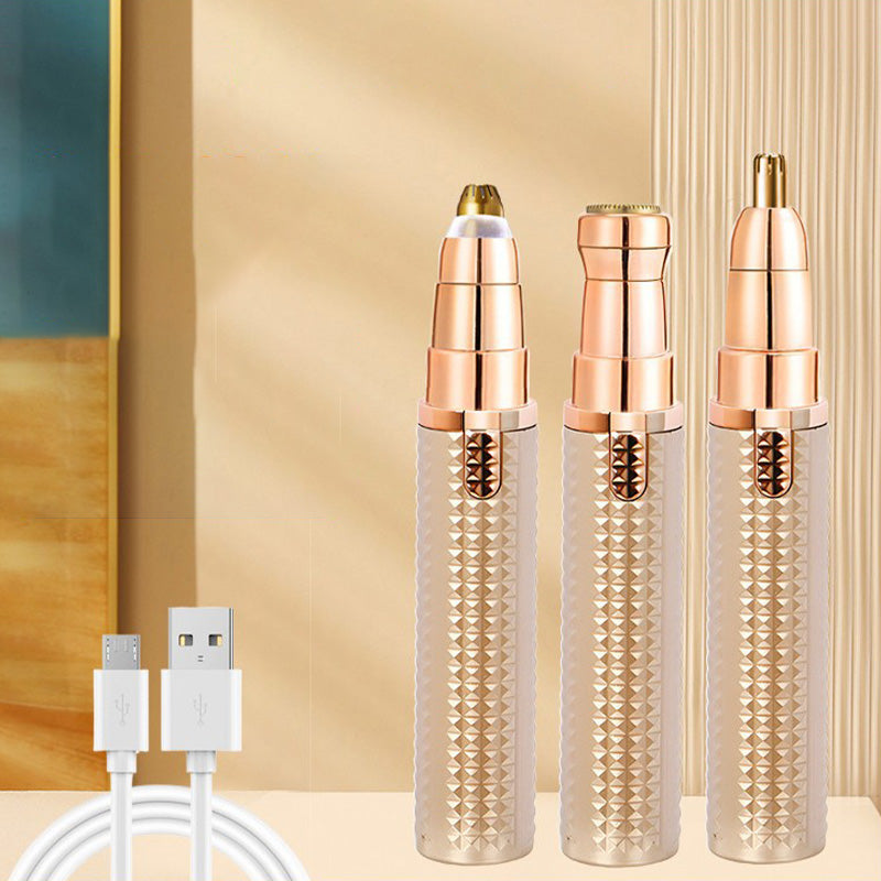 ✂️ 50% RABATT NU! ⚡ Portabel Elektrisk Ögonbrynstrimmer – Smidig Trimning När Som Helst – Allt-i-ett Precision & Utbytbara Huvuden – Perfekt för Ansikte & Kropp 🪒