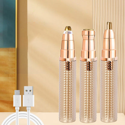 ✂️ 50% RABATT NU! ⚡ Portabel Elektrisk Ögonbrynstrimmer – Smidig Trimning När Som Helst – Allt-i-ett Precision & Utbytbara Huvuden – Perfekt för Ansikte & Kropp 🪒