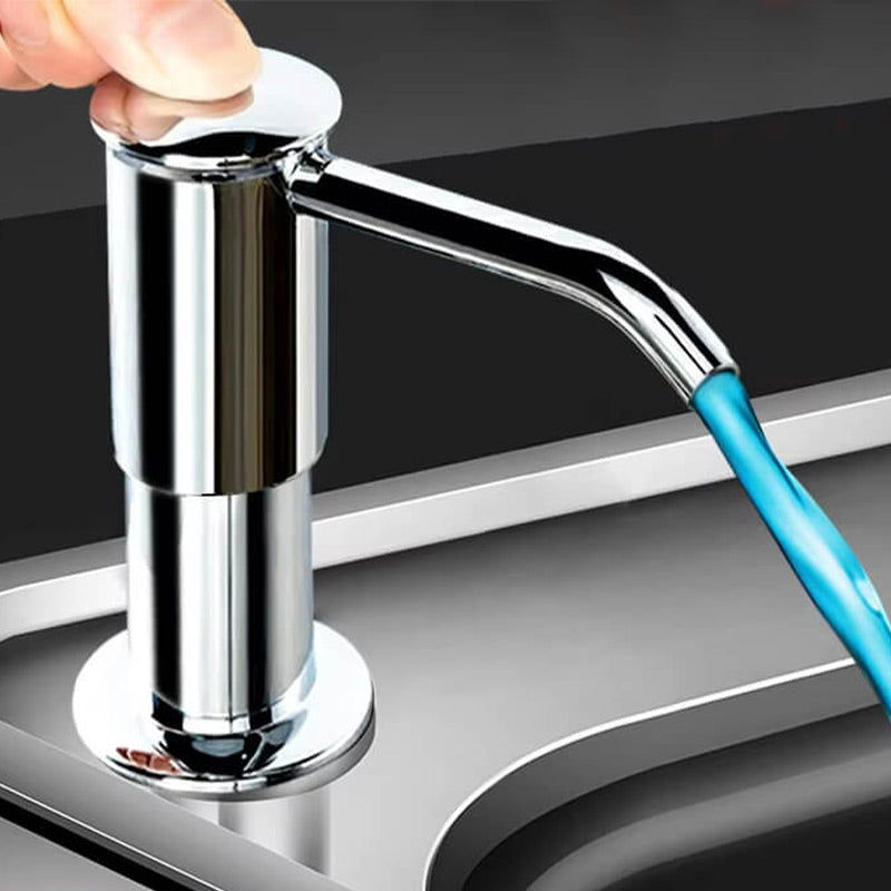 ⏰50% RABATT UNDER BEGRÄNSAD TID! 🧴🚿 Säg adjö till den otympliga tvålflaskan: denna inbyggda dispenser levererar tvål när det behövs, utan strul eller späll. 🍽️