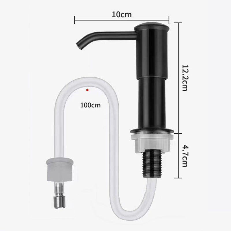 ⏰50% RABATT UNDER BEGRÄNSAD TID! 🧴🚿 Säg adjö till den otympliga tvålflaskan: denna inbyggda dispenser levererar tvål när det behövs, utan strul eller späll. 🍽️