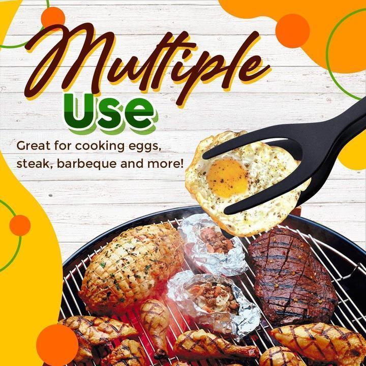 2-i-1 Spatelklämma – smart kökshjälp för enklare matlagning 🥩 Värmetålig silikon & halkfritt grepp ✨