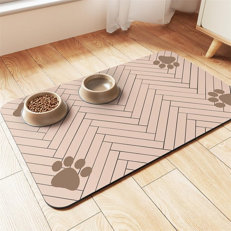 ✨50% RABATT NU! ✨ Vattentät matplatsmatta för husdjur – lätt att torka av, halkfri & perfekt för mat & vatten, skyddar golv mot spill & fläckar 🐶🐱