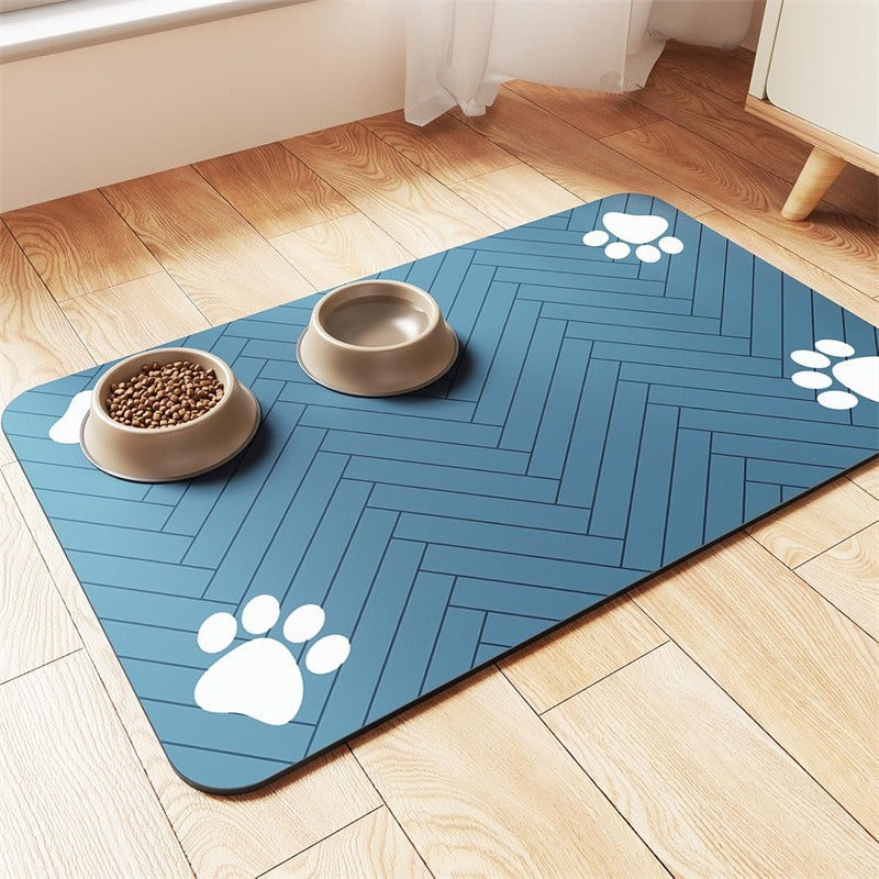✨50% RABATT NU! ✨ Vattentät matplatsmatta för husdjur – lätt att torka av, halkfri & perfekt för mat & vatten, skyddar golv mot spill & fläckar 🐶🐱