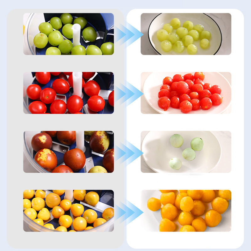🔥 50 % RABATT! Elektrisk grönsaks- & fruktskalare – snabb och enkel skalning med 6 knivar 🍎🥕