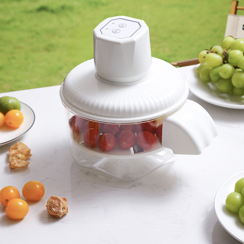 🔥 50 % RABATT! Elektrisk grönsaks- & fruktskalare – snabb och enkel skalning med 6 knivar 🍎🥕