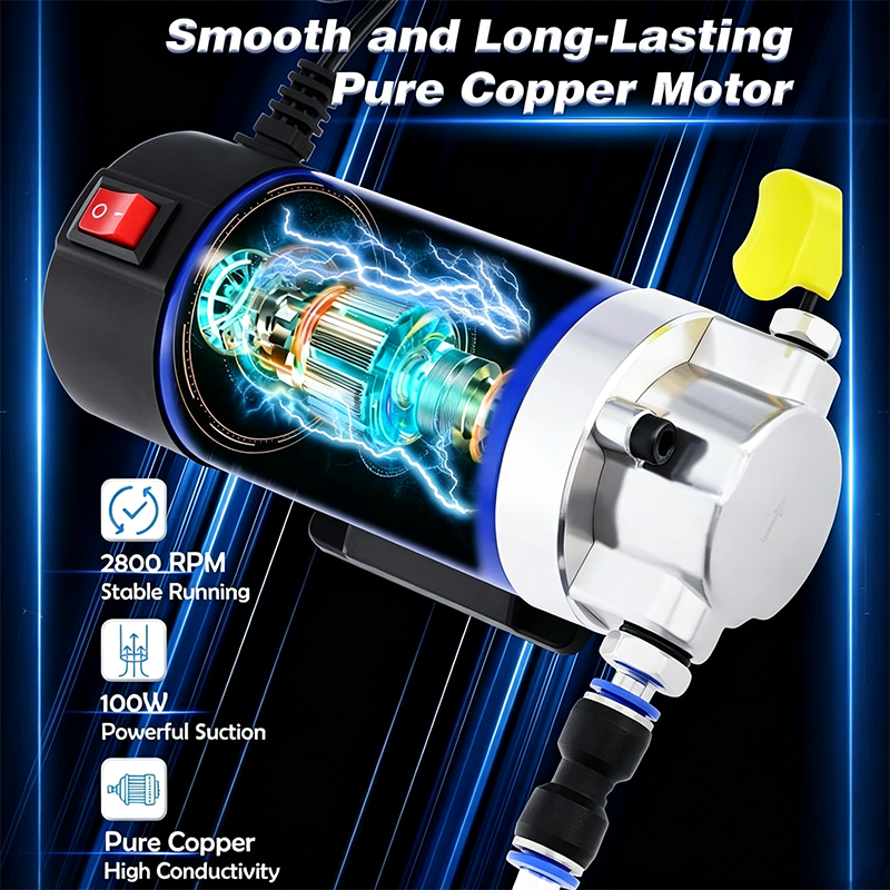 ⚡ 50% RABATT NU! 🔧 Portabel Motoroljepump – Ren Kopparmotor & Aluminiumlegering – Perfekt för Oljebyte & Vätskeöverföring – Kompakt & Portabel 🚗