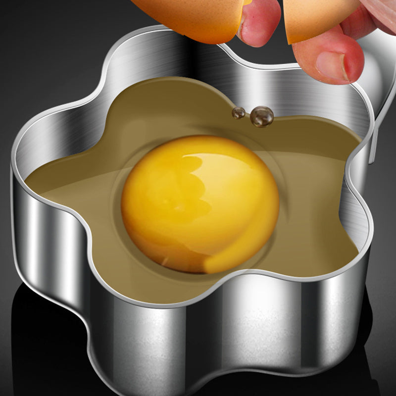 🍳 50 % RABATT NU! Äggring i rostfritt stål – justerbart handtag, livsmedelsgodkänt & kreativa former – perfekt för perfekta ägg och roliga frukostar 🥚❤️