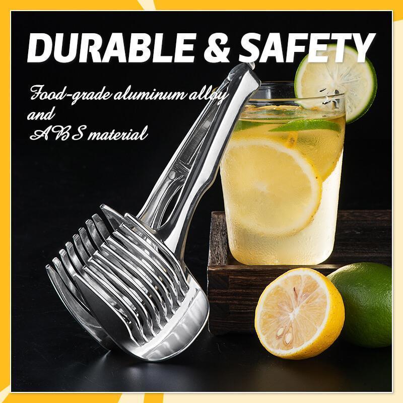 🍋50 % RABATT JUST NU! Kreativt skärverktyg för köket, handhållen skärare i livsmedelsgodkänd aluminiumlegering, snabbskärare för citron, tomat, lök och mjuka frukter och grönsaker