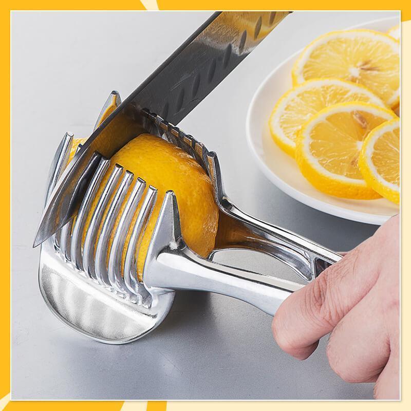 🍋50 % RABATT JUST NU! Kreativt skärverktyg för köket, handhållen skärare i livsmedelsgodkänd aluminiumlegering, snabbskärare för citron, tomat, lök och mjuka frukter och grönsaker