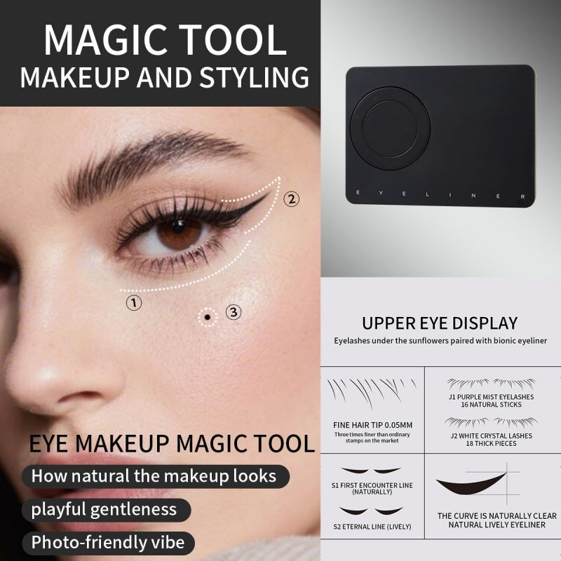 👁️ 50% RABATT NU! 3‑i‑1 ögonmakeupstämpel – eyeliner, fransar & skönhetspenna – vattentätt & nybörjarvänligt – perfekt för snabb och exakt ögonmakeup 🎨✨