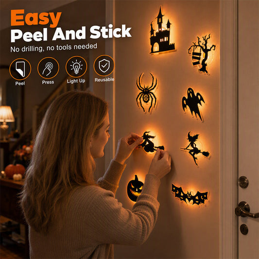 Halloween Lysande Väggdekorationer i Mörker