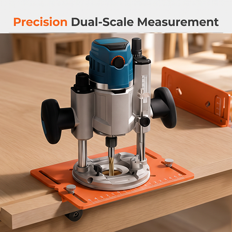 🔧 50% RABATT NU! ⚙️ Aluminiumlegeringens fräsfäste för spårning – precisionsstyrning, stabil konstruktion & universell passform – perfekt för professionell träbearbetning och DIY 🛠️✨