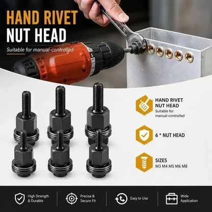 🔩 50% RABATT | M3–M12 Nitmötterverktygsset – Hållbart stål, montering av gängade insatser i tunnplåt utan svätsning!