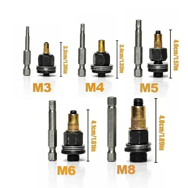 🔩 50% RABATT | M3–M12 Nitmötterverktygsset – Hållbart stål, montering av gängade insatser i tunnplåt utan svätsning!