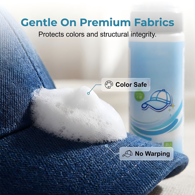 🧢 50% RABATT NU! Effective Stain Remover Spray for Hats – vattenfri skumrengöring, fläckborttagning & skonsam mot tyger – perfekt för kepsar och premiummaterial ✨🧼