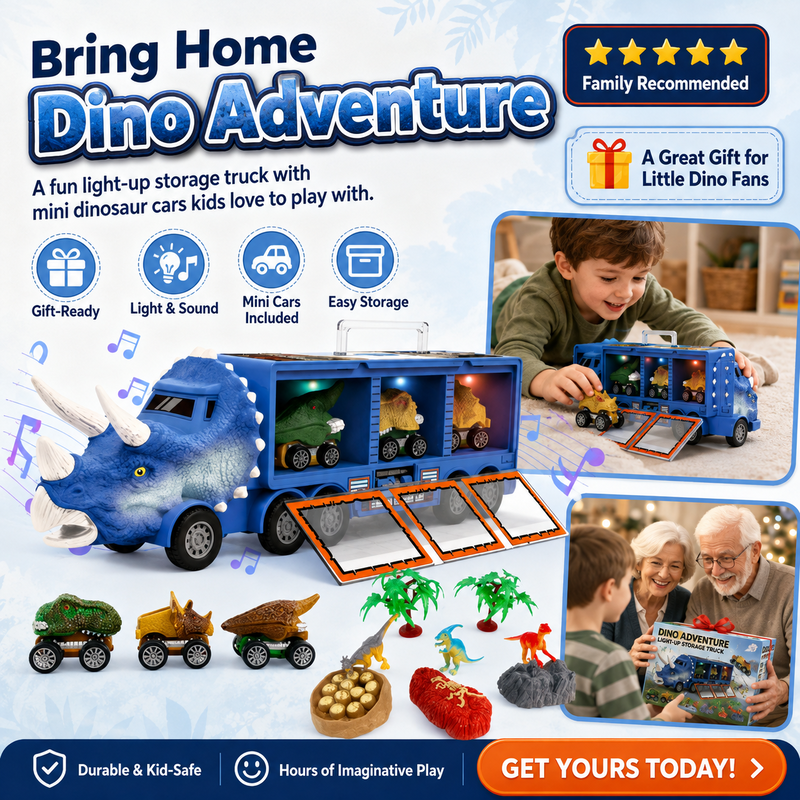 Interaktiv Dinosaurie Transportleksaksbil