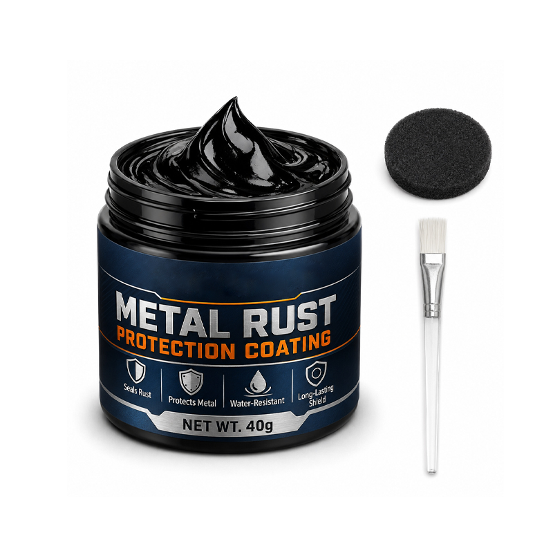Svart Reparationspasta för Rostskydd på Metall