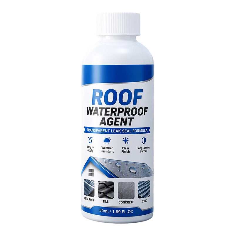 🏠 50% RABATT NU! 🎨 Transparent Roof Waterproof Sealant with Brush – osynlig tätning, avancerad polymerformula & enkel applicering – perfekt för tak, stuprör och utomhusytor 🛡️✨