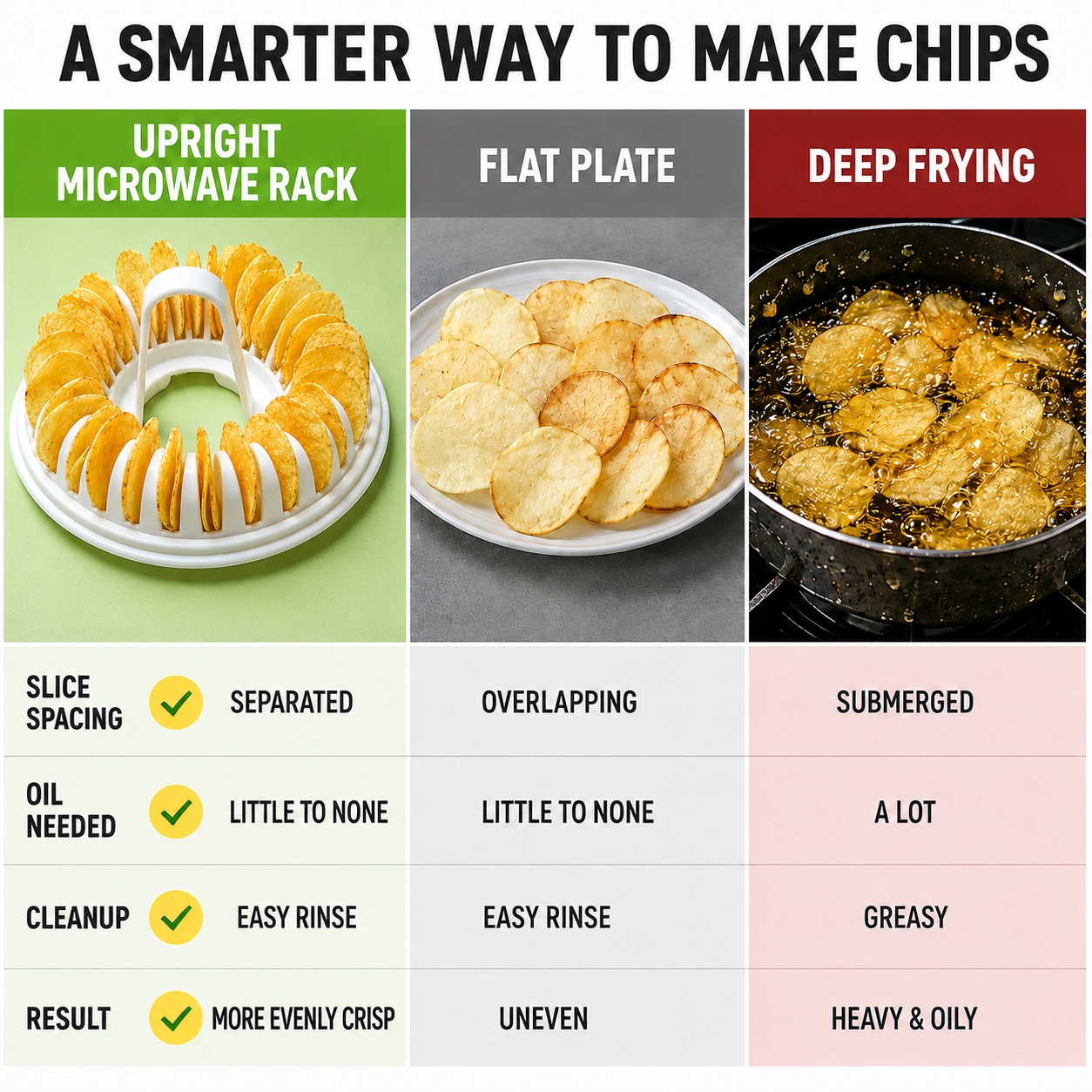 🥔 50% RABATT NU! 🍟 DIY-maskin för potatischips till mikrovågsugn – oljefria, krispiga & hälsosamma – perfekt för hemmagjorda snacks 🥗✨
