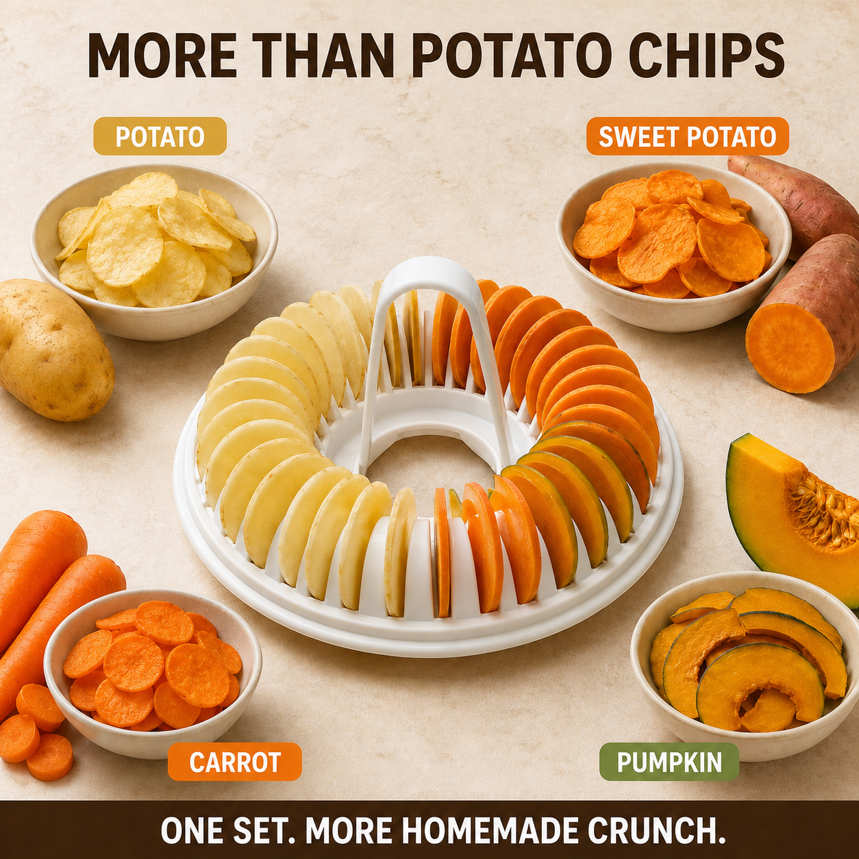 🥔 50% RABATT NU! 🍟 DIY-maskin för potatischips till mikrovågsugn – oljefria, krispiga & hälsosamma – perfekt för hemmagjorda snacks 🥗✨