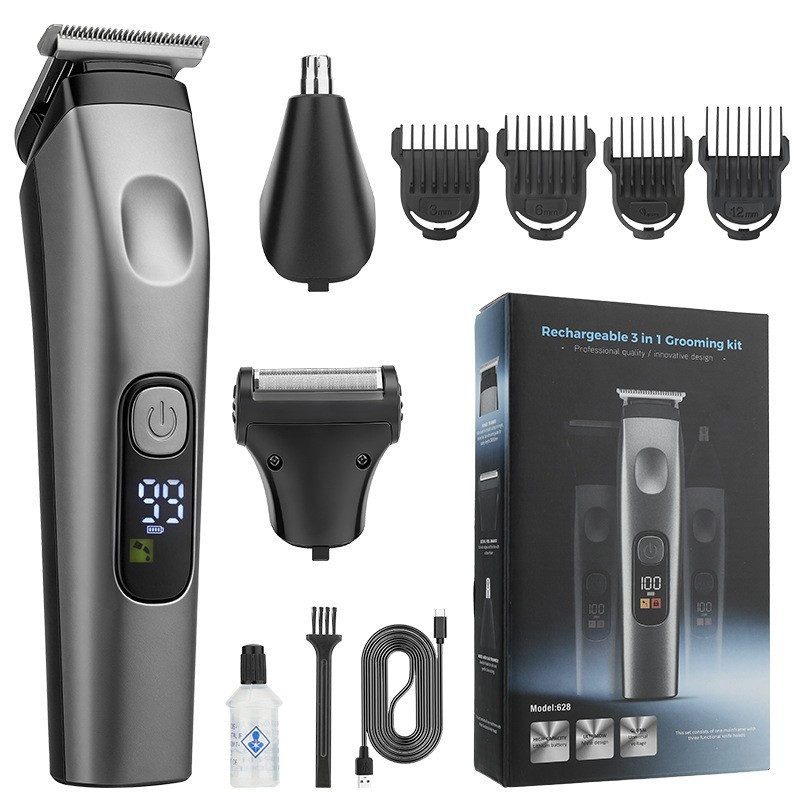 3-i-1 Elektriskt Groomingkit för Män