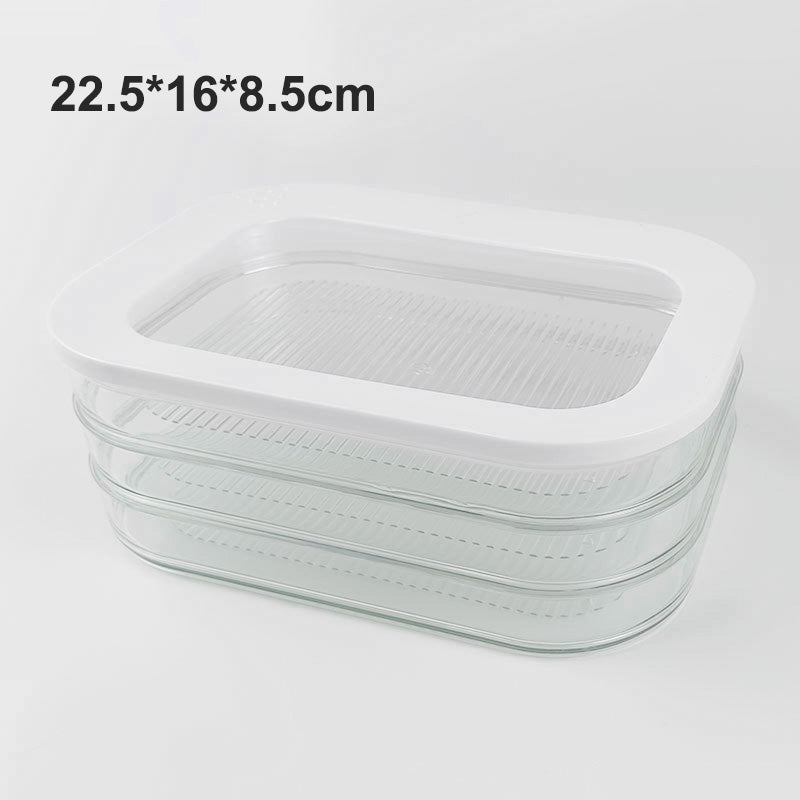 🍱 50% RABATT – TIDSBEGRÄNSAT! 👀 Klar Kyldosa med Lock – transparent sikt, stapelbar design & 3 storleksalternativ – organisera ditt kylskåp enkelt ✨🧊