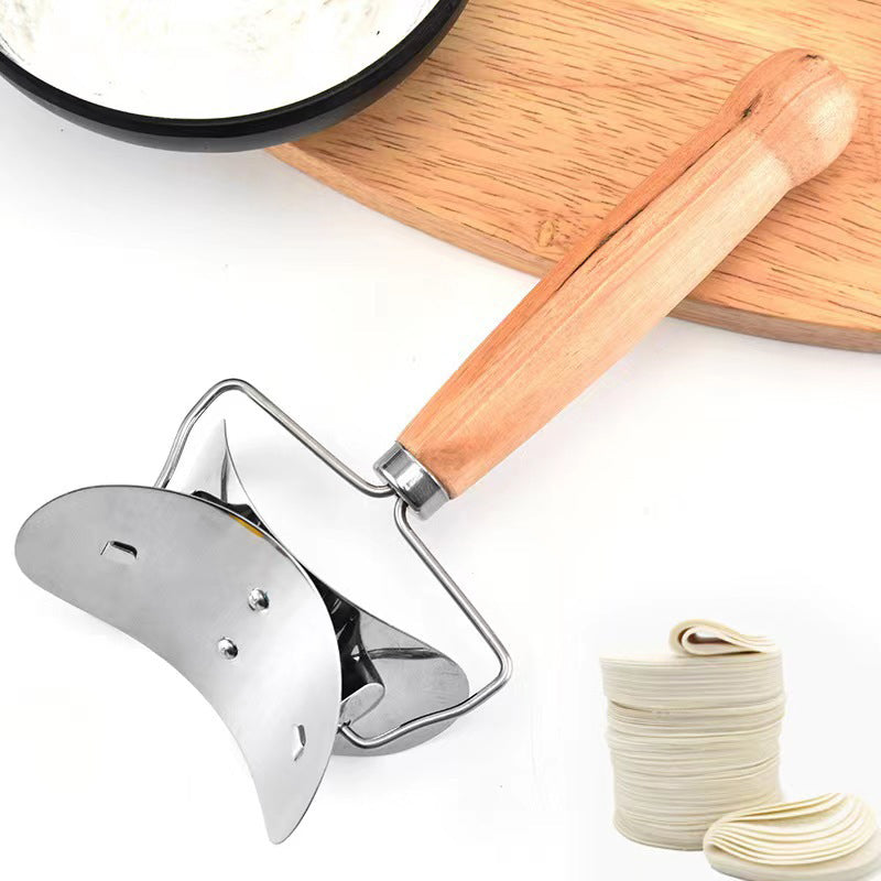 🔪🥟 50 % RABATT NU! ✨ Rostfri Degskärare för Dumplings – Skär Perfekt Runda Degbitar Snabbt & Enkelt 🍜🥟