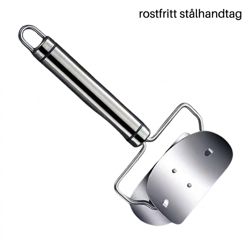 🔪🥟 50 % RABATT NU! ✨ Rostfri Degskärare för Dumplings – Skär Perfekt Runda Degbitar Snabbt & Enkelt 🍜🥟