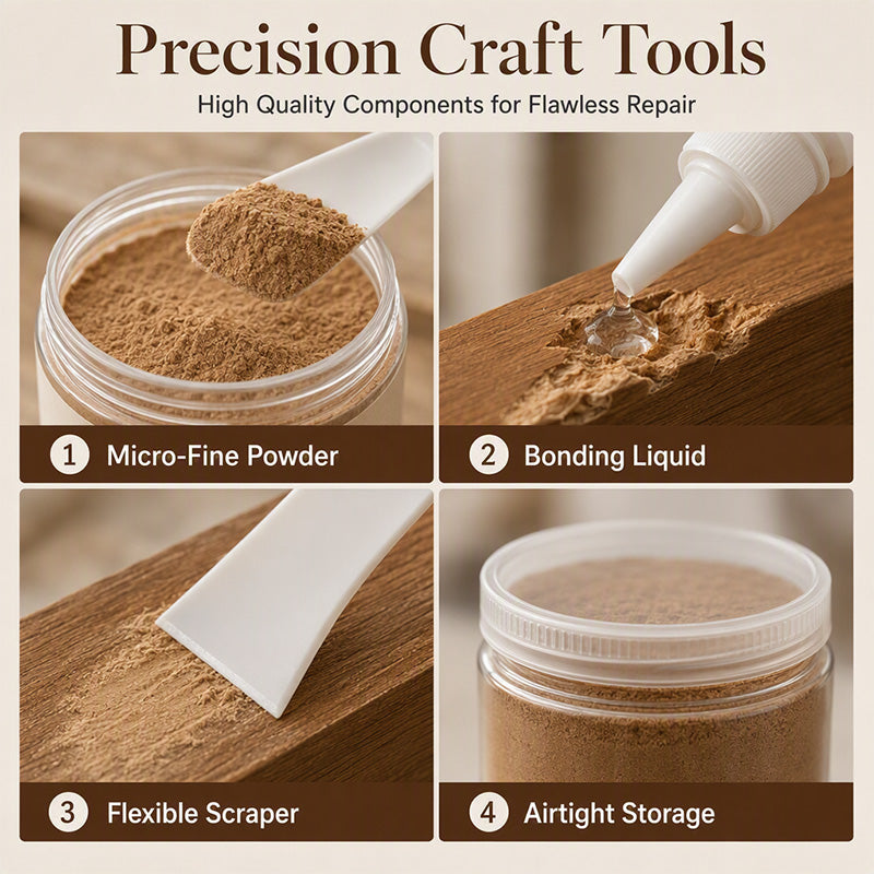 Pet Chewed Wood Door Frame Repair Kit