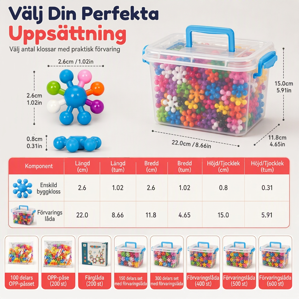 🔥🎁Nyhet 50 % RABATT🔥Barns 3D-sammanfogade snöflingebyggklossar