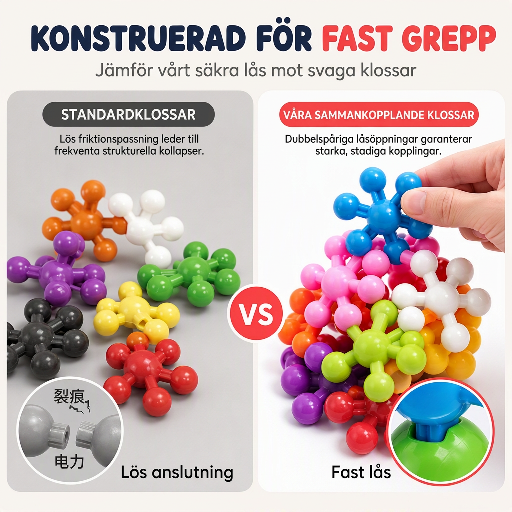 🔥🎁Nyhet 50 % RABATT🔥Barns 3D-sammanfogade snöflingebyggklossar