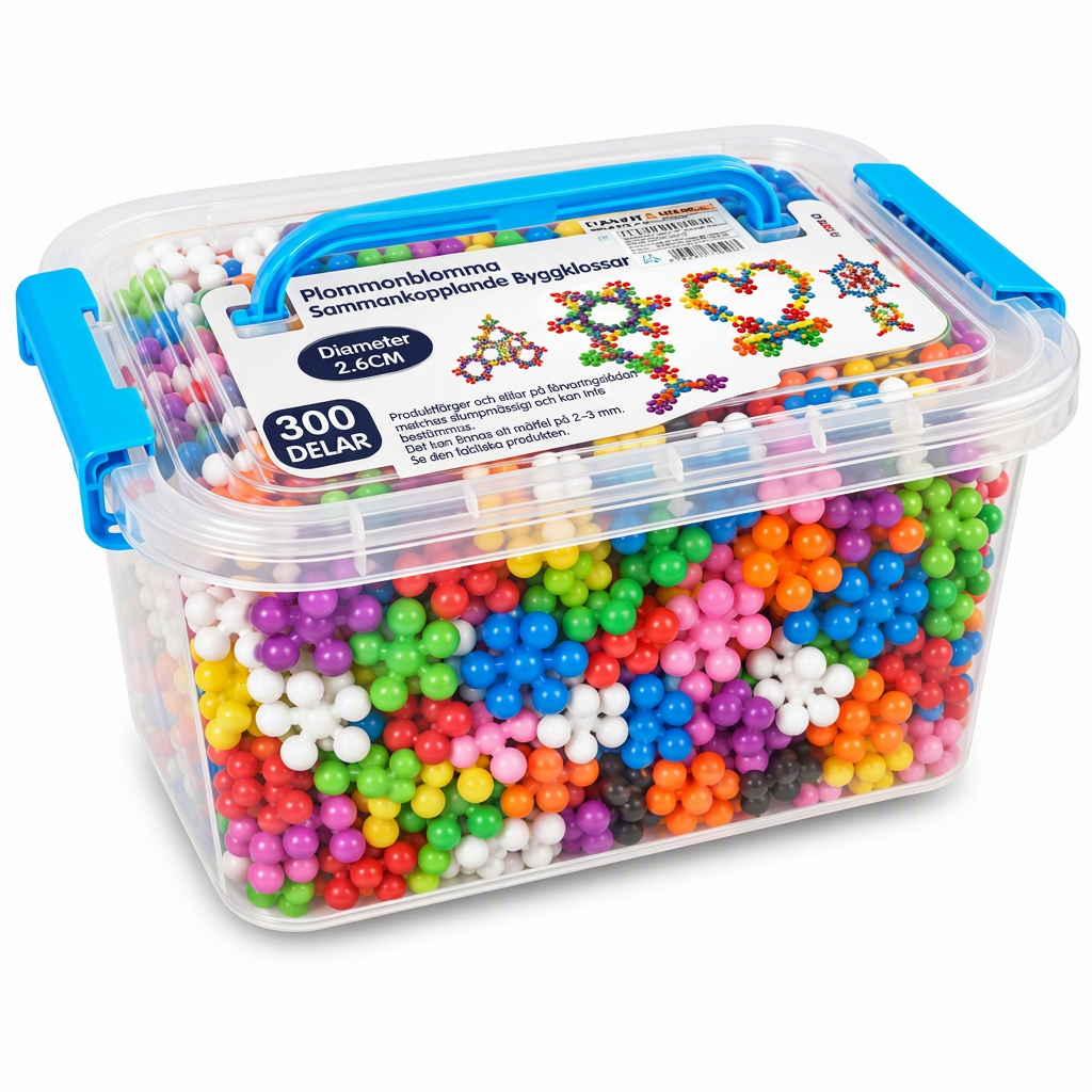 🔥🎁Nyhet 50 % RABATT🔥Barns 3D-sammanfogade snöflingebyggklossar