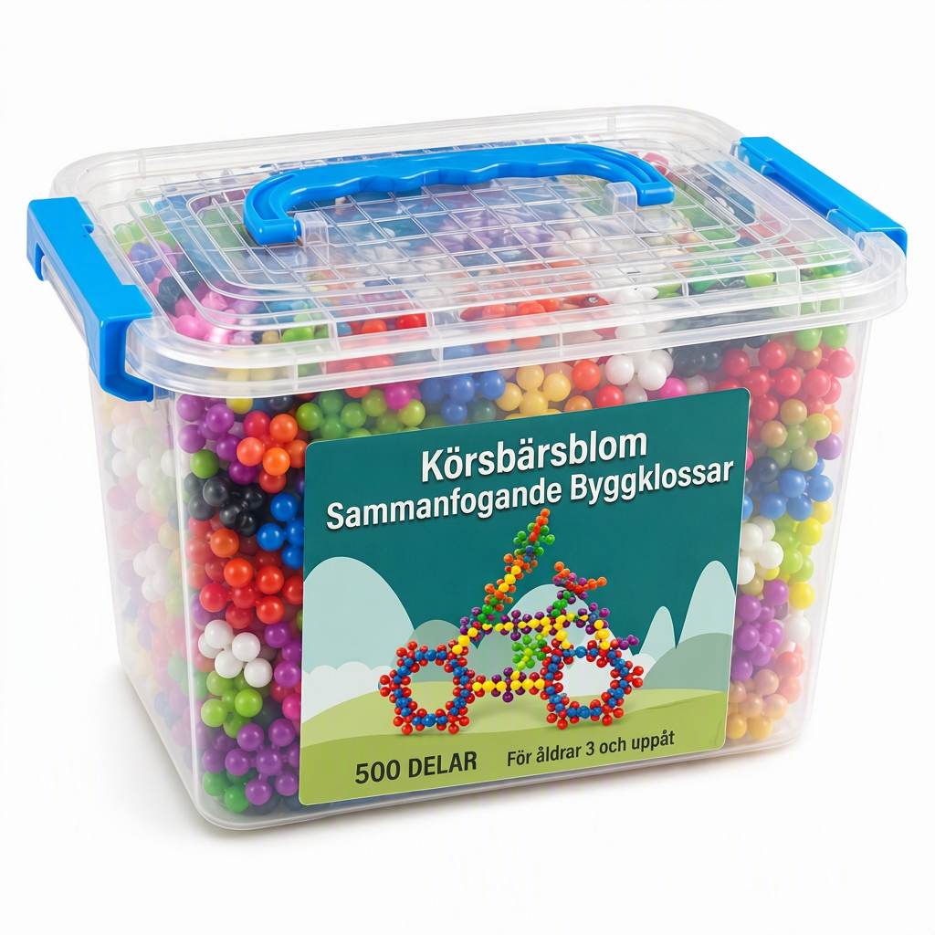 🔥🎁Nyhet 50 % RABATT🔥Barns 3D-sammanfogade snöflingebyggklossar