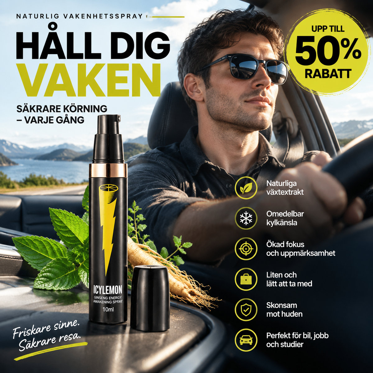 🌿 50% RABATT NU! Uppfriskande Ginsengspray – omedelbar vitalitet, återfuktning & skärpt fokus – perfekt för bilkörning, långa resor och intensiva arbetsdagar ✨