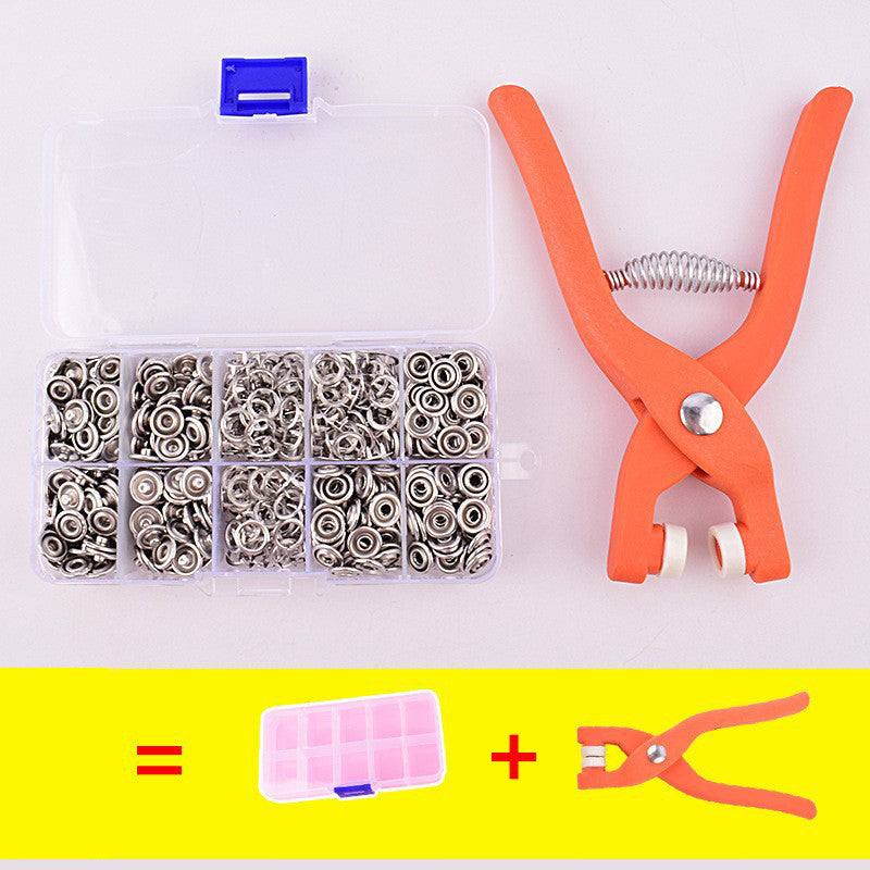 🧷Söm-fri knappknipsats för tryckknappar, inget nål och tråd behövs för att fästa knappar ✂️