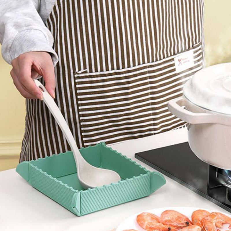 Magnetiskt Grytunderlägg i Silikon 🍳🧲 | Vikbart och Användbart som Skål